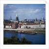 Weser River and Bremen in Germany by Corbis