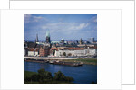 Weser River and Bremen in Germany by Corbis