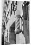 Barber Pole Outside of Shop by Anonymous
