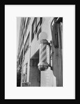 Barber Pole Outside of Shop by Anonymous