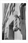 Barber Pole Outside of Shop by Anonymous