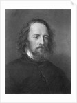 Portrait of English Poet Alfred Lord Tennyson by Anonymous