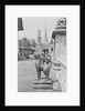 Statues and Bangkok Buildings by Anonymous