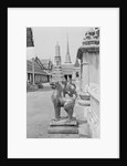 Statues and Bangkok Buildings by Anonymous