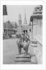Statues and Bangkok Buildings by Anonymous