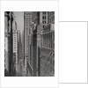 Aerial View of Buildings on Wall Street near Trinity Church by Anonymous