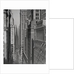 Aerial View of Buildings on Wall Street near Trinity Church by Anonymous