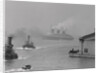 Normandie Sailing Past Battery Park by Anonymous