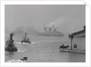Normandie Sailing Past Battery Park by Anonymous