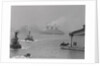 Normandie Sailing Past Battery Park by Anonymous