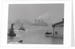 Normandie Sailing Past Battery Park by Anonymous