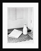 Morning Paper and Milk Bottle on Doorstep by Anonymous