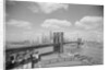 Brooklyn Bridge and City Skyline by Anonymous