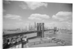 Brooklyn Bridge and City Skyline by Anonymous