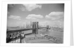 Brooklyn Bridge and City Skyline by Anonymous