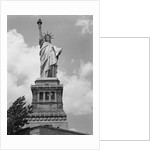 Upper View of Statue of Liberty by Anonymous