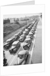 View of Cars in Heavy Traffic on Highway by Anonymous