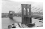 Brooklyn Bridge and Manhattan Skyline by Anonymous