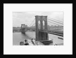 Brooklyn Bridge and Manhattan Skyline by Anonymous