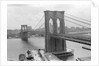 Brooklyn Bridge and Manhattan Skyline by Anonymous