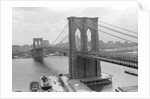 Brooklyn Bridge and Manhattan Skyline by Anonymous
