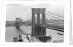 Brooklyn Bridge and Manhattan Skyline by Anonymous
