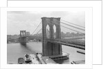 Brooklyn Bridge and Manhattan Skyline by Anonymous