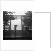 Walking Towards a Japanese Torii by Anonymous