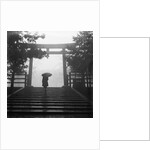 Walking Towards a Japanese Torii by Anonymous