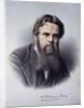 Lithographed Portrait of William Holman Hunt by Anonymous