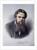 Lithographed Portrait of William Holman Hunt by Anonymous
