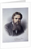 Lithographed Portrait of William Holman Hunt by Anonymous