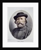 Lithographed Portrait of Giuseppe Garibaldi by Anonymous