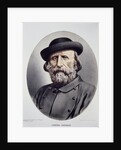 Lithographed Portrait of Giuseppe Garibaldi by Anonymous