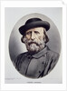 Lithographed Portrait of Giuseppe Garibaldi by Anonymous