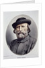 Lithographed Portrait of Giuseppe Garibaldi by Anonymous
