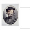 Lithographed Portrait of Giuseppe Garibaldi by Anonymous