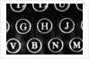 Old Typewriter Keys by Anonymous