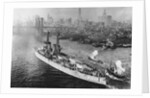 USS Texas in New York's Harbor by Anonymous