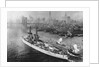 USS Texas in New York's Harbor by Anonymous