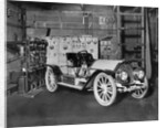 Electric Car at Charging Station by Anonymous