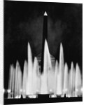 Black Marble Obelisk and Water Fountain by Anonymous