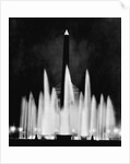 Black Marble Obelisk and Water Fountain by Anonymous