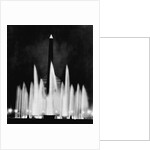 Black Marble Obelisk and Water Fountain by Anonymous