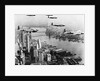 Bombers Flying in Formation over the Hudson River by Anonymous