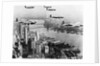 Bombers Flying in Formation over the Hudson River by Anonymous