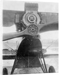 Close-up of Single Propeller Aircraft with G-E Supercharger by Anonymous