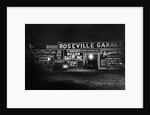 Garage Illuminated with Flood Light by Anonymous