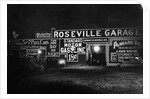 Garage Illuminated with Flood Light by Anonymous