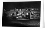 Garage Illuminated with Flood Light by Anonymous